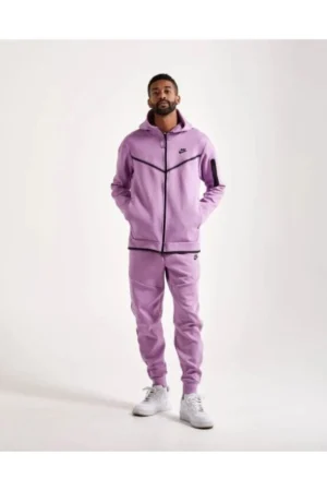 Nike Sportswear Tech Fleece Violet Shock/Czerń (komplet)