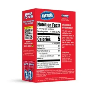 Nerds Drink Mix Cherry 18g - obrazek 2