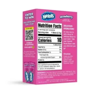 Nerds Drink Mix Strawberry 18g - obrazek 2