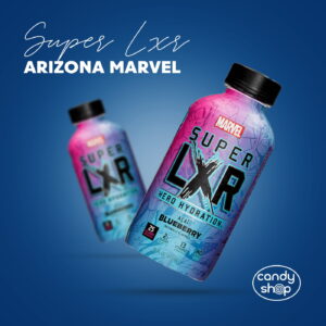 AriZona Marvel Super LXR Acai Blueberry 473ml - obrazek 3