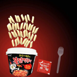 Samyang Buldak Topokki Hot Chicken Ramen Cup 185g - obrazek 2