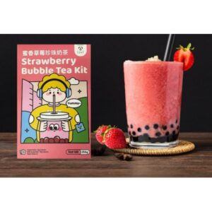 Tokimeki Bubble Tea Kit Strawberry 255g - obrazek 2