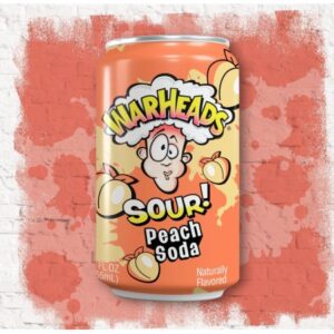 Warheads Sour Soda Peach 330ml - obrazek 2