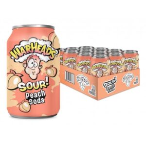 Warheads Sour Soda Peach 330ml - obrazek 3