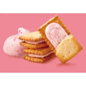 Glico Biscuit Milky Strawberry 65g - obrazek 2