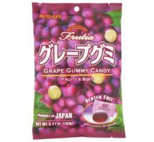 Kasugai Grape Gummy Candy 107g