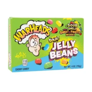 Warheads Sour Jelly Beans Box 113g - obrazek 2