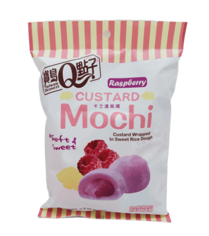 Custard Mochi Raspberry 110g - obrazek 2