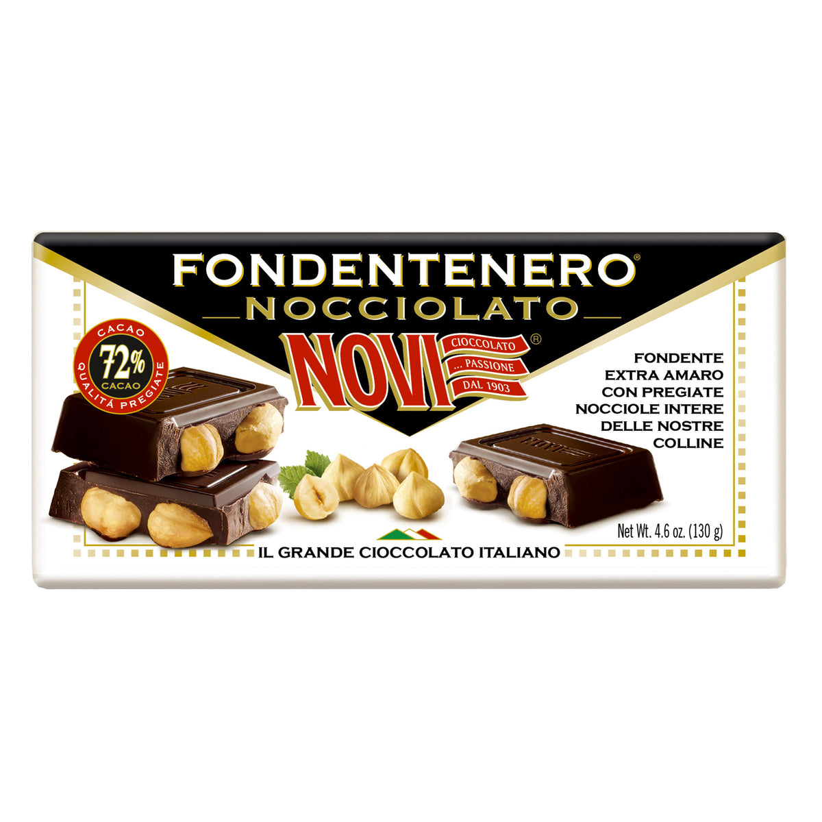 Novi Nocciolato Fondenrenero 130g