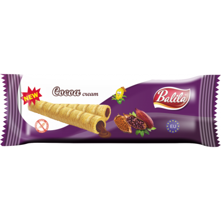 Balila Corn Tubes with Cocoa Cream 18g