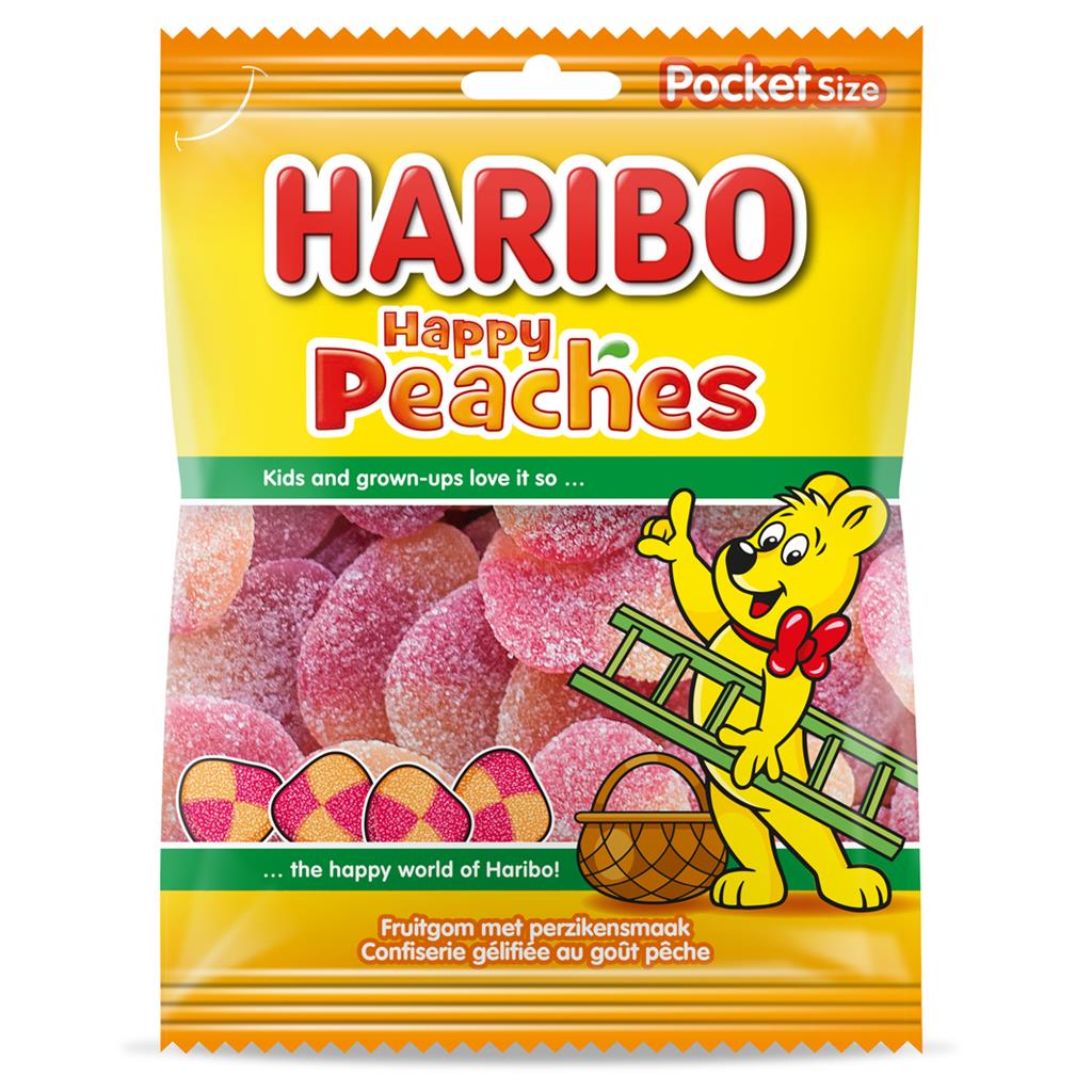 Haribo Happy Peaches 185g