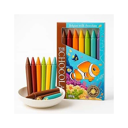 Chocolate Pencils Fish 100g - obrazek 2