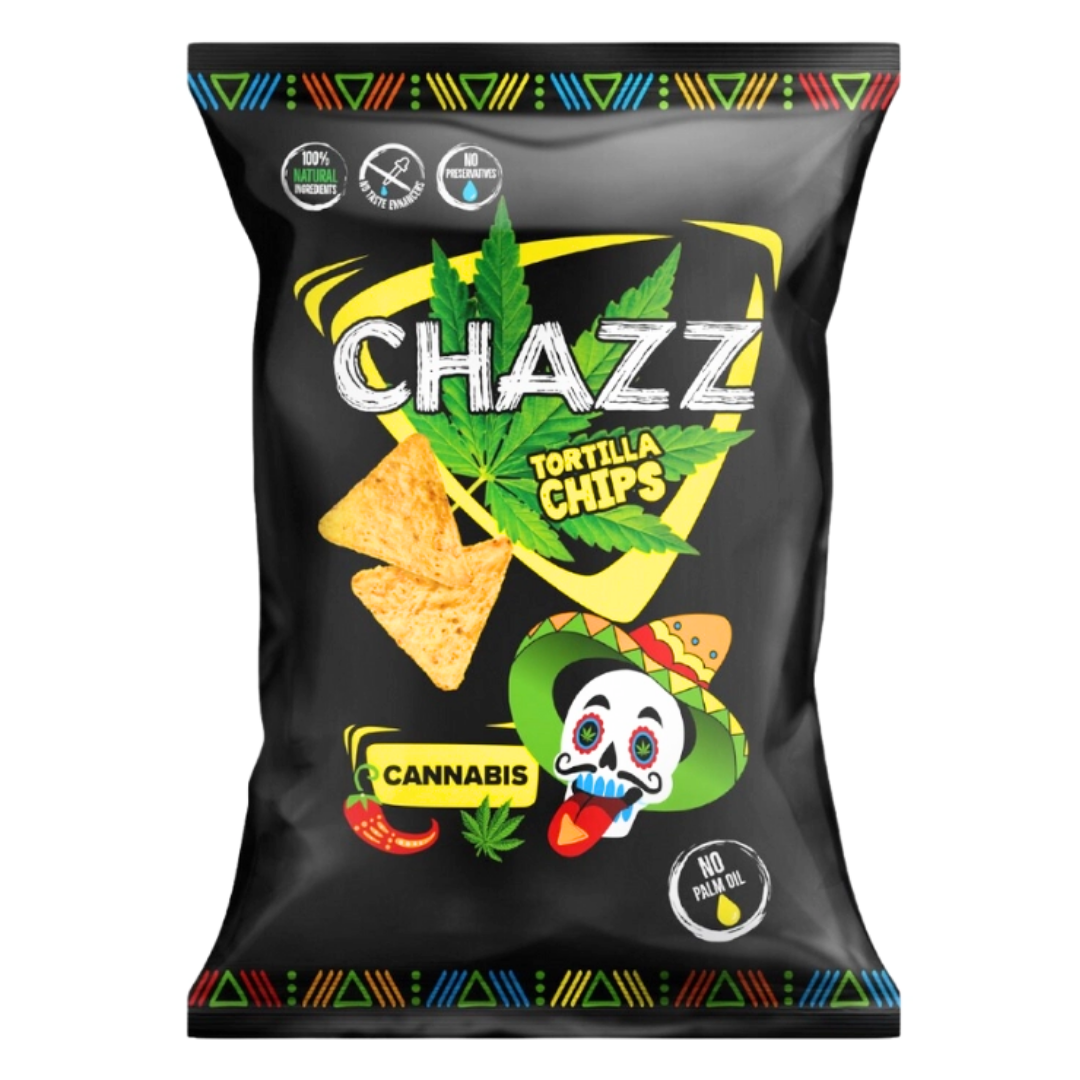 Chazz Tortilla Chips Hemp Jalapeno 100g