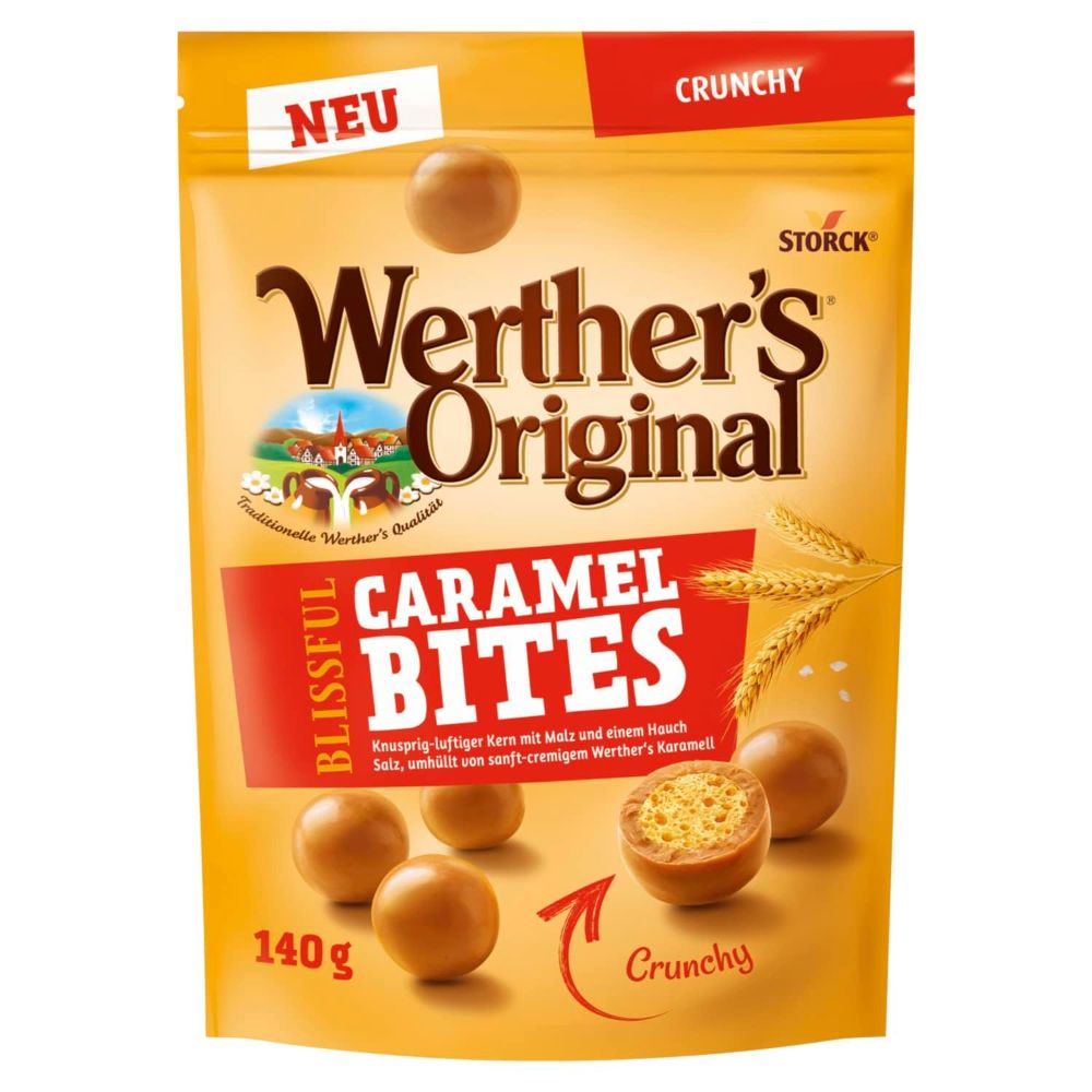 Werther’s Original Caramel Bites Crunchy 140g