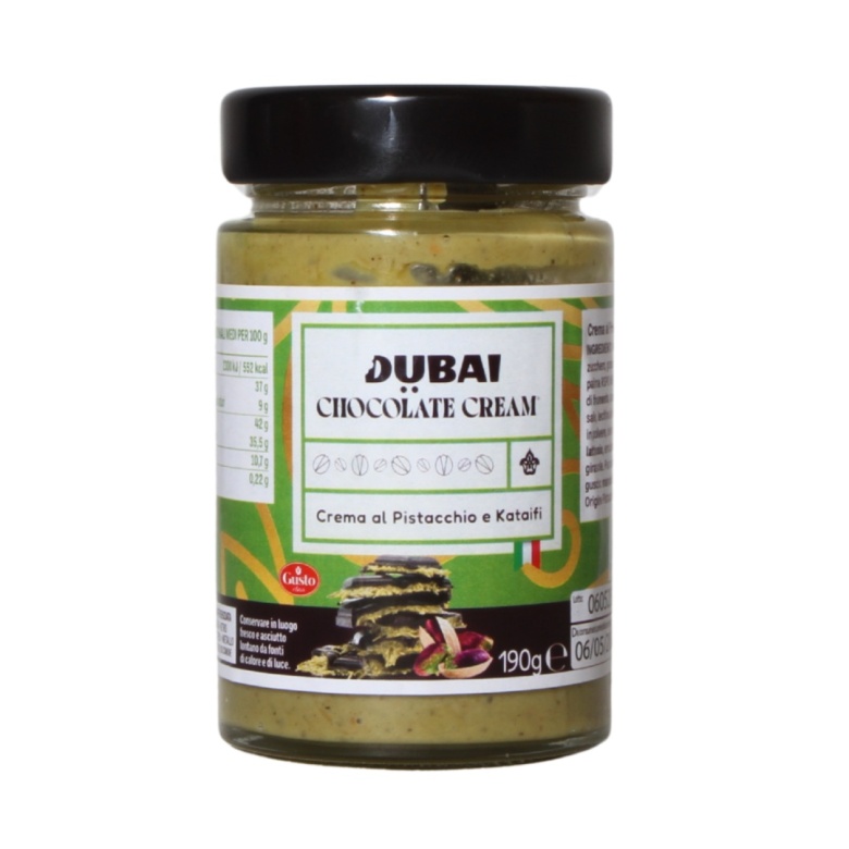 Gusto Etna Dubai Chocolate Pistachio Kataifi Cream 190g