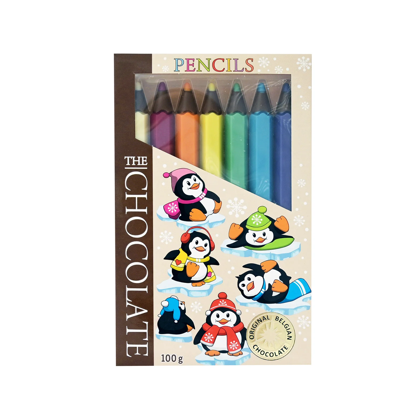 Chocolate Pencils Penguin 100g
