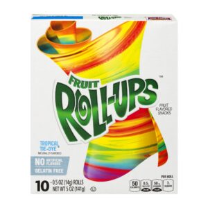 Fruit Roll-Ups Tropical Tie-Dye 140g