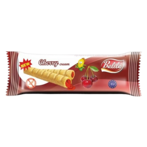 Balila Corn Tubes with Cherry Cream 18g