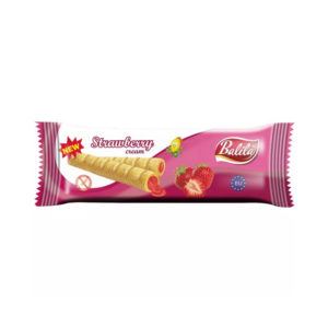 Balila Corn Tubes with Strawberry Cream 18g
