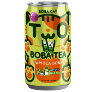 Boba Cat Bubble Tea Matcha Tapioca 315ml