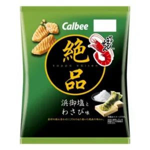 Calbee Prawn Cracker Salt Wasabi 60g