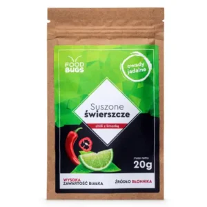 Food Bugs Świerszcze Chilli-Limonka 20g