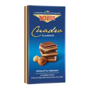 Novi Cuadro Latte con Crema Nocciola 110g