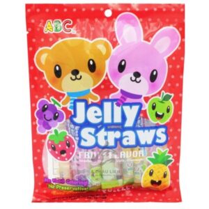 ABC Bear and Bunny Jelly Straws Bag 300g