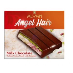 Alyan Angel Hair MIlk Chocolate Cotton Candy with Pisatchio 80g
