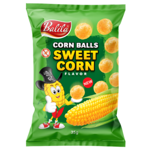 Balila Corn Puffs with Sweet Corn Flavor Gluten-Free 35g