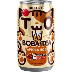 Boba Cat Bubble Tea Brown Sugar Tapioca 315ml