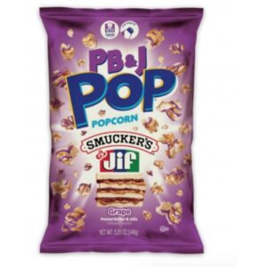 Candy Pop Popcorn Jif Peanut Butter & Jelly Grape 149g
