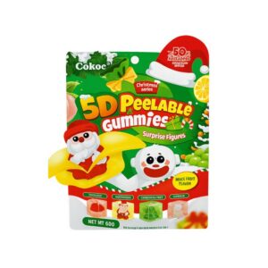 Cokoc 5D Peelable Gummies Mixed Fruit Surprise Figures 60g