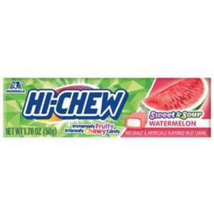Hi-Chew Watermelon Chewy Fruit Candy 50g