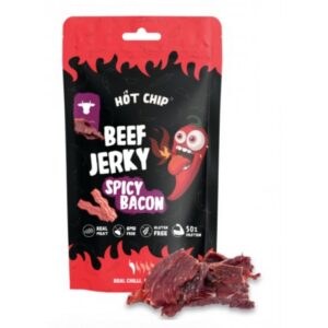 Hot Chip Beef Jerky Spicy Bacon 25g