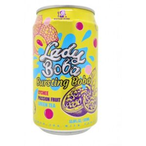 Lady Boba Bubble Tea Lychee Passion Fruit 320ml