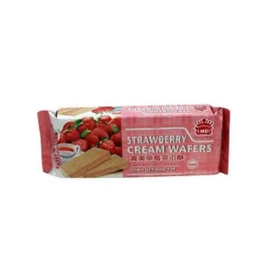Mei Strawberry Cream Wafers 200g