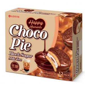 Lotte Choco Pie Black Sugar Milk Tea 336g