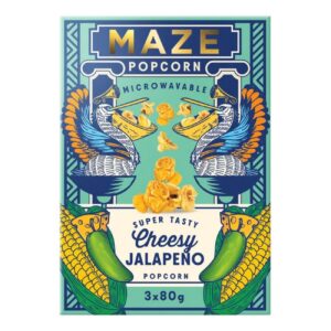 Snack Maze Popcorn Jalapeno Cheddar 240g