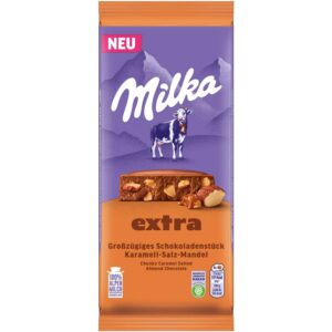 Milka Chunky Caramel Salted Almond 190g