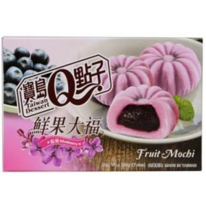 Q Brand Taiwan Dessert Fruit Mochi Blueberry 210g