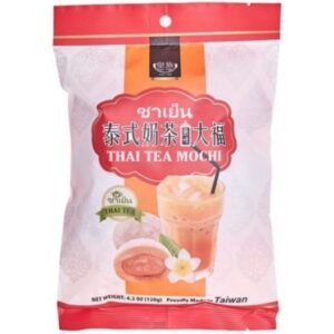 Q Brand Taiwan Dessert Thai Tea Mochi 120g