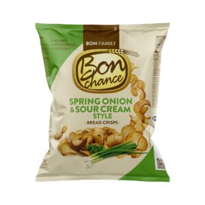 Bon Chance Spring Onion Sour Cream Bread Crisps 120g