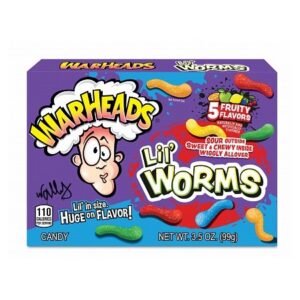 Warheads Lil' Worms Theatre Box 99g