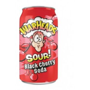 Warheads Sour Soda Black Cherry 355ml