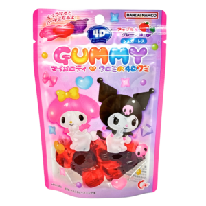 Heart 4D Gummy My Melody Kuromi 60g
