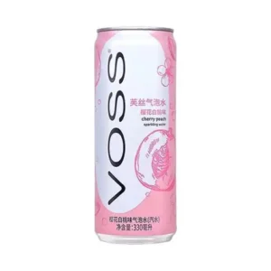 Voss Sakura Cherry Peach Sparkling Water 330ml