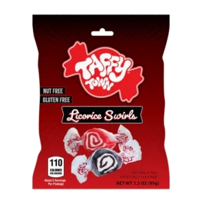 Taffy Town Licorice Swirls Taffy 3.5oz - 99g